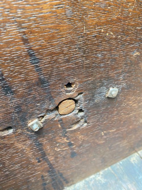 EARLY OAK CHEST OF DRAWERS - ADDITIONAL PHOTO 23