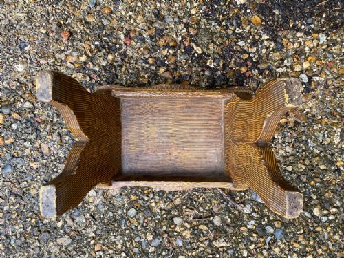 ANTIQUE BOARDED STOOL - ADDITIONAL PHOTO 11