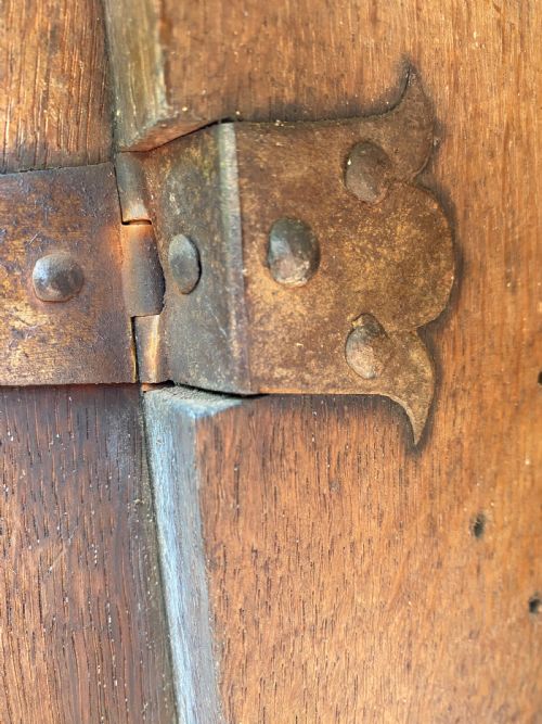 EARLY OAK FOOD CUPBOARD - ADDITIONAL PHOTO 15