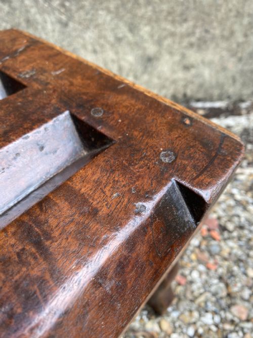 EARLY BOARDED STOOL - ADDITIONAL PHOTO 5