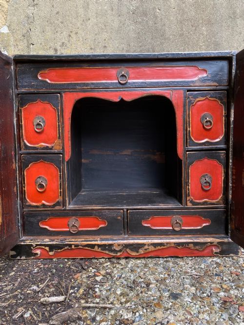 ANTIQUE CHINESE OFFICIALS TABLE CABINET - ADDITIONAL PHOTO 4