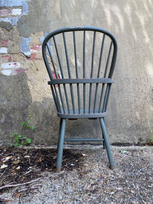 ANTIQUE PAINTED WINDSOR CHAIR - ADDITIONAL PHOTO 16