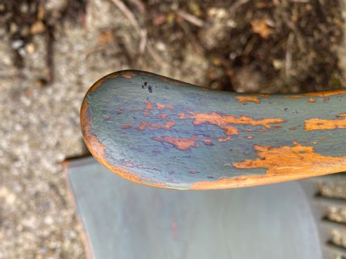 ANTIQUE PAINTED WINDSOR CHAIR - ADDITIONAL PHOTO 19