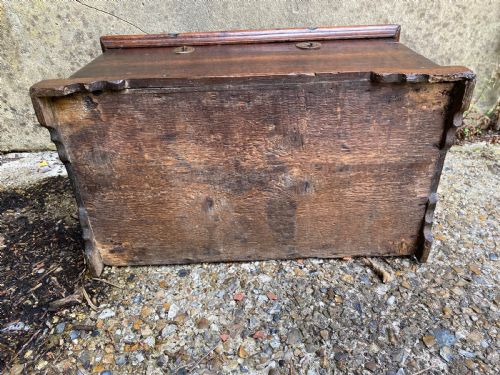 GEORGIAN OAK STRONG BOX - ADDITIONAL PHOTO 11