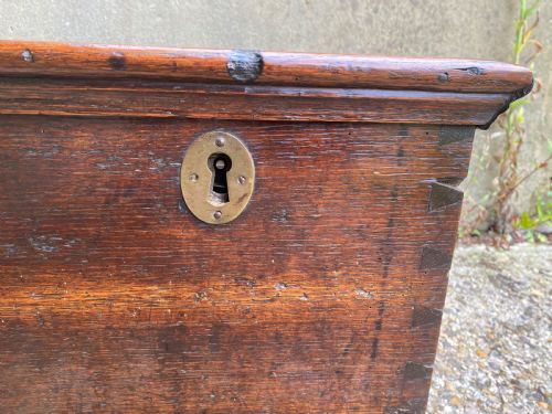 GEORGIAN OAK STRONG BOX - ADDITIONAL PHOTO 16