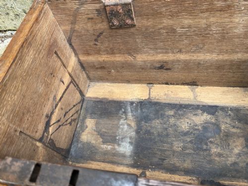 GEORGIAN OAK STRONG BOX - ADDITIONAL PHOTO 22