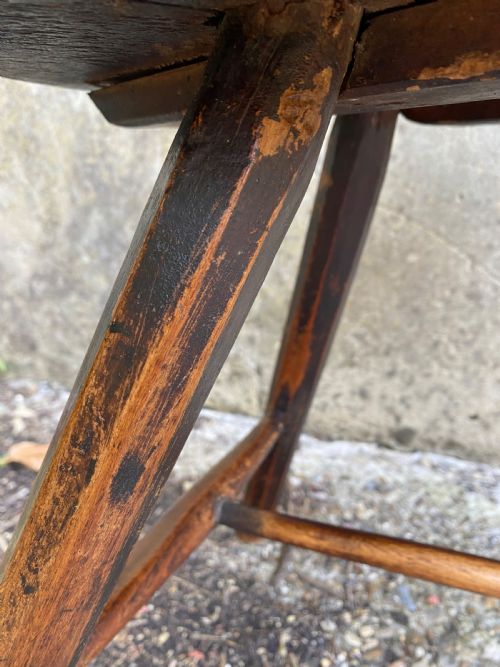 ANTIQUE PRIMITIVE WINDSOR CHAIR - ADDITIONAL PHOTO 10