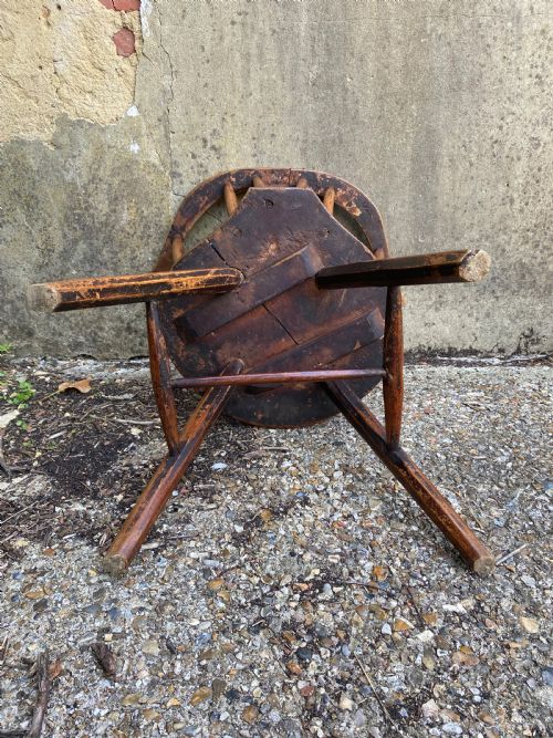 ANTIQUE PRIMITIVE WINDSOR CHAIR - ADDITIONAL PHOTO 25