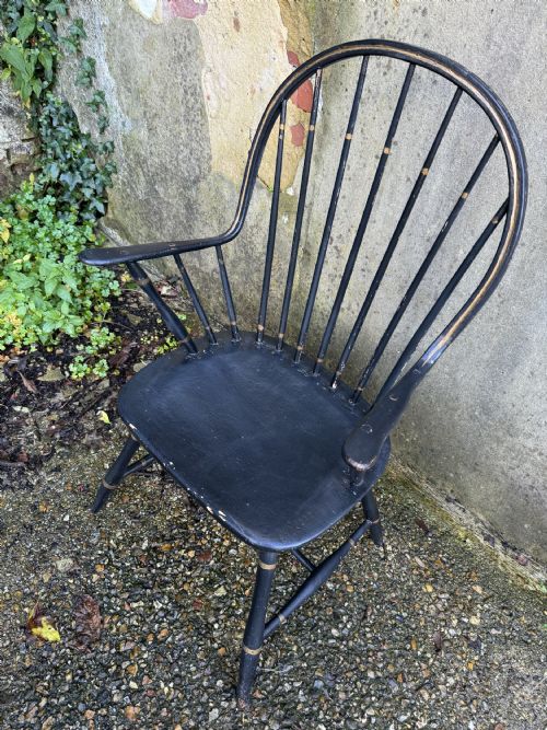 ANTIQUE WINDSOR CHAIR - ADDITIONAL PHOTO 9