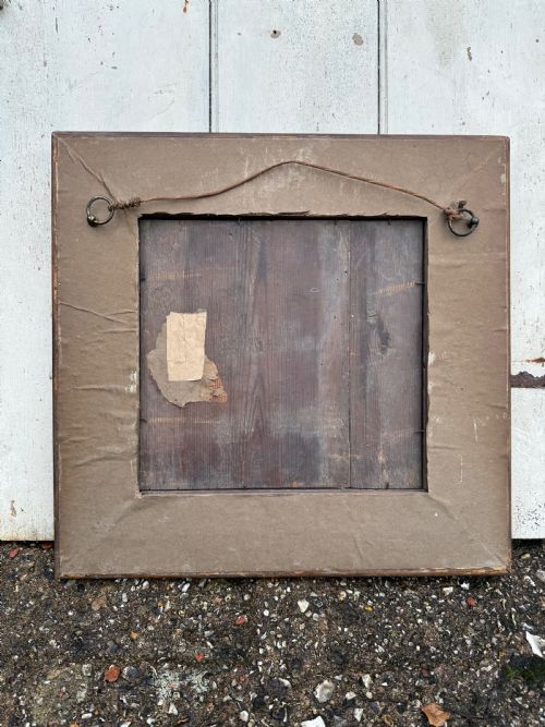 ANTIQUE CUSHION MIRROR - ADDITIONAL PHOTO 4