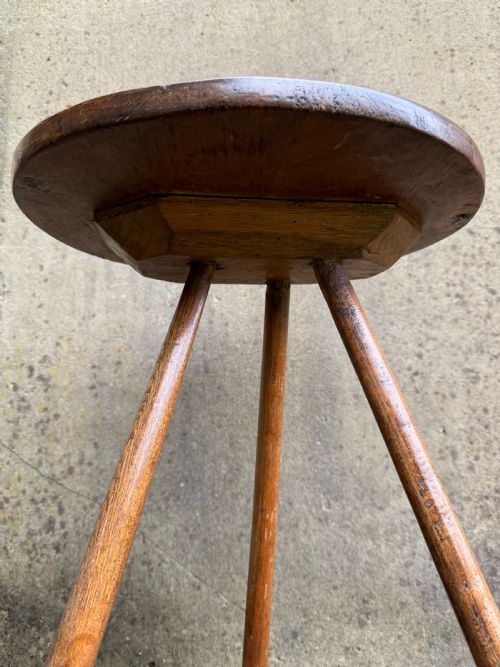 ANTIQUE PRIMITIVE CRICKET TABLE - ADDITIONAL PHOTO 8
