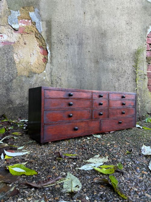antique bank of drawers - CATEGORY: ANTIQUE SCULPTURES - DATED 19TH CENTURY
