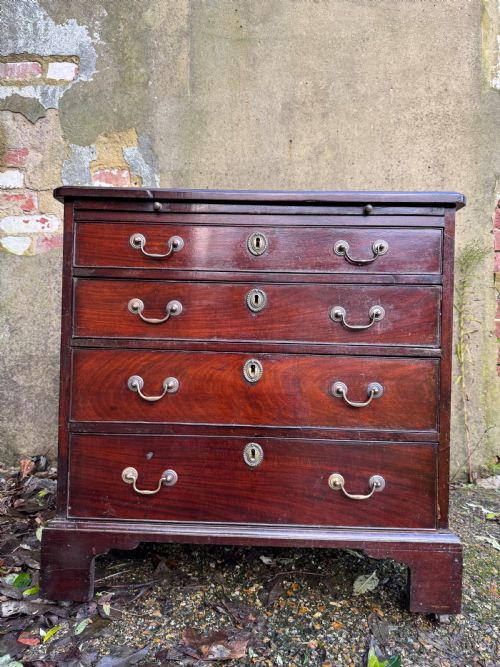 ANTIQUE BATCHELORS CHEST OF DRAWERS - ADDITIONAL PHOTO 6