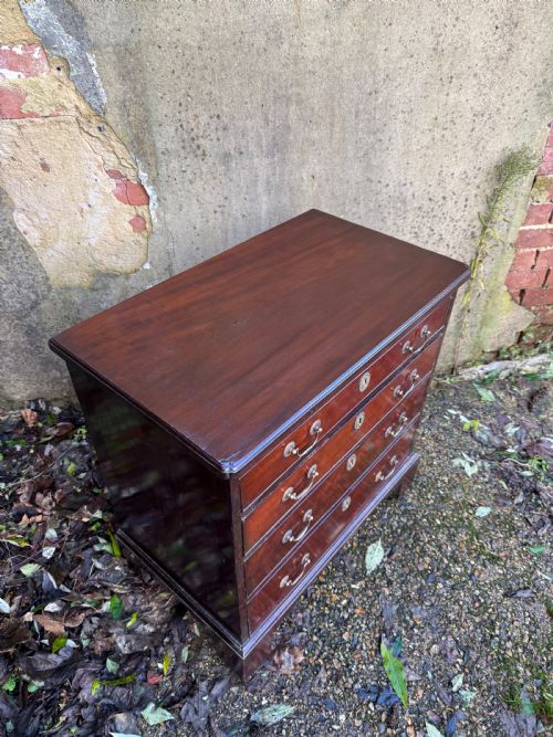 ANTIQUE BATCHELORS CHEST OF DRAWERS - ADDITIONAL PHOTO 13