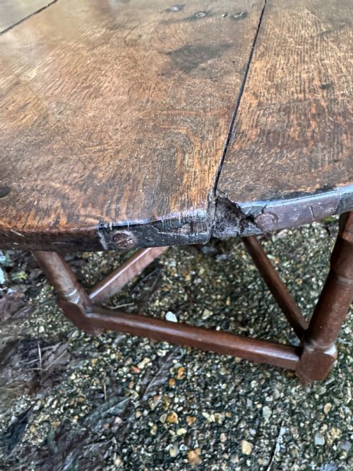 GEORGIAN OAK CRICKET TABLE - ADDITIONAL PHOTO 20