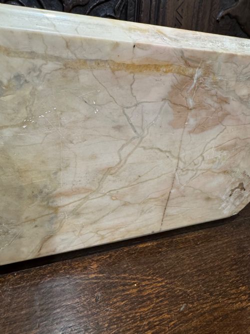 ANTIQUE MARBLE CASKET - ADDITIONAL PHOTO 14