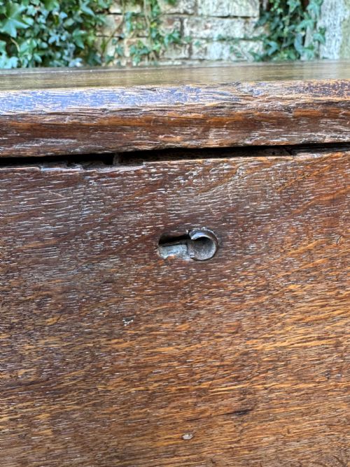 EARLY OAK CHEST - ADDITIONAL PHOTO 21