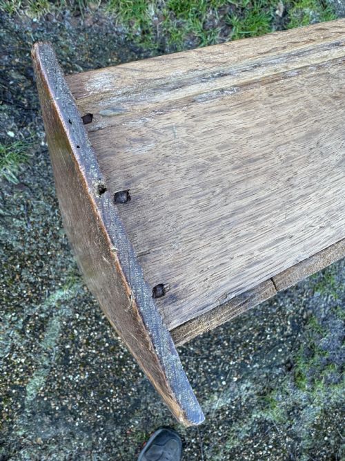 EARLY OAK CHEST - ADDITIONAL PHOTO 23
