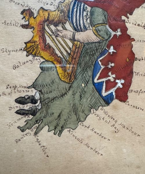SET OF THREE WATERCOLOUR CARICATURE MAPS - ADDITIONAL PHOTO 8