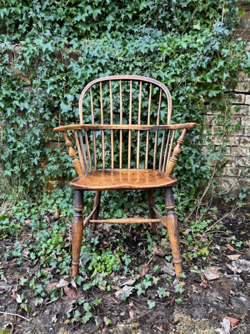 ANTIQUE WINDSOR CHAIR - ADDITIONAL PHOTO 3