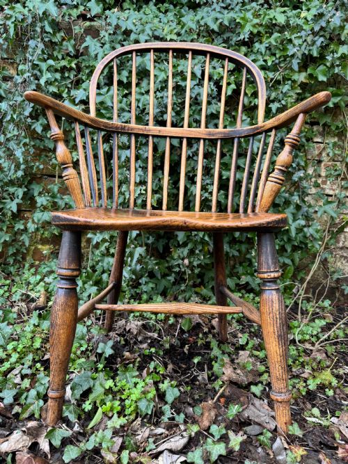 ANTIQUE WINDSOR CHAIR - ADDITIONAL PHOTO 6