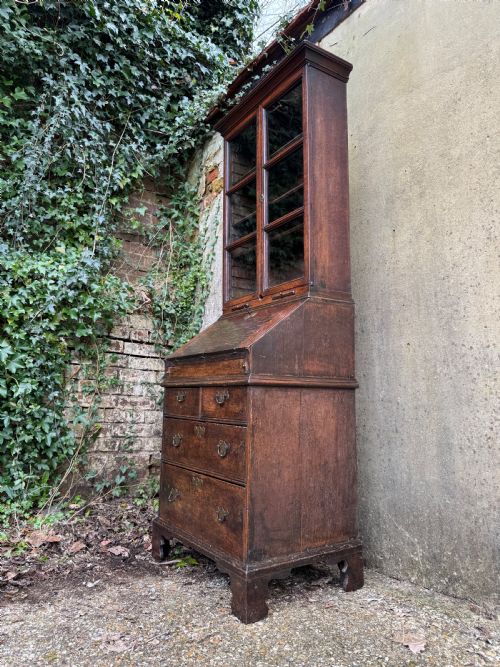 ANTIQUE BUREAU BOOKCASE - ADDITIONAL PHOTO 1