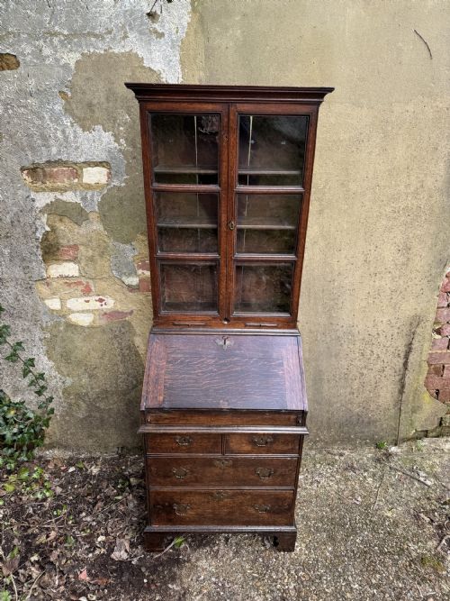 ANTIQUE BUREAU BOOKCASE - ADDITIONAL PHOTO 2