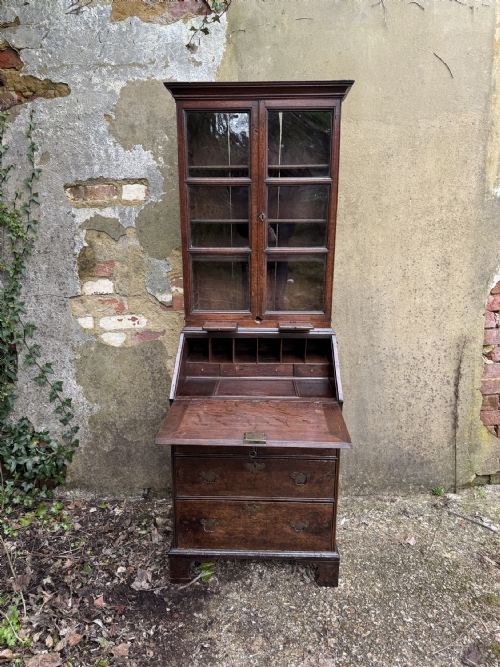 ANTIQUE BUREAU BOOKCASE - ADDITIONAL PHOTO 4
