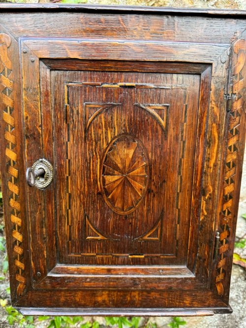 ANTIQUE WALL CUPBOARD - ADDITIONAL PHOTO 2