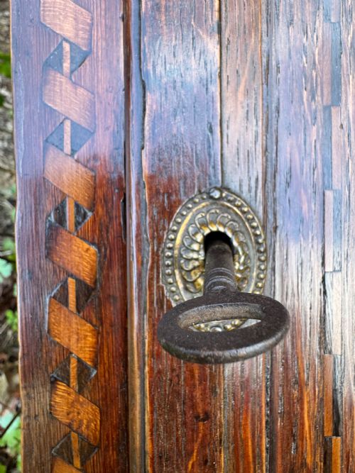 ANTIQUE WALL CUPBOARD - ADDITIONAL PHOTO 15