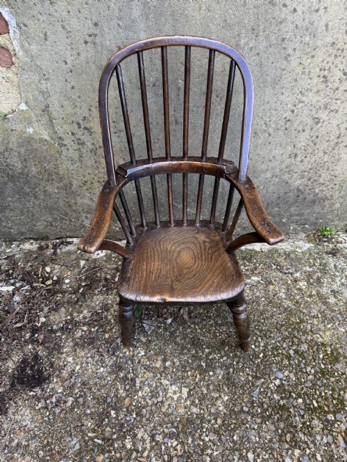 ANTIQUE CHILDS WINDSOR CHAIR - ADDITIONAL PHOTO 12