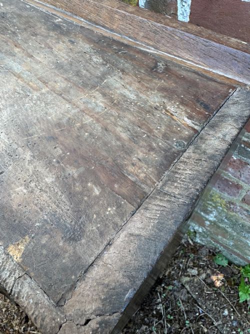 EARLY OAK WALL CUPBOARD - ADDITIONAL PHOTO 23