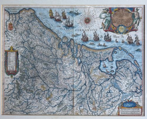 ANTIQUE MAP OF THE NETHERLANDS - ADDITIONAL PHOTO 1