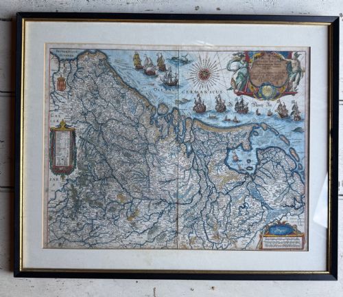 ANTIQUE MAP OF THE NETHERLANDS - ADDITIONAL PHOTO 2
