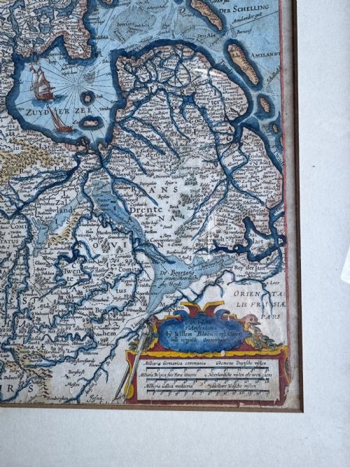 ANTIQUE MAP OF THE NETHERLANDS - ADDITIONAL PHOTO 3