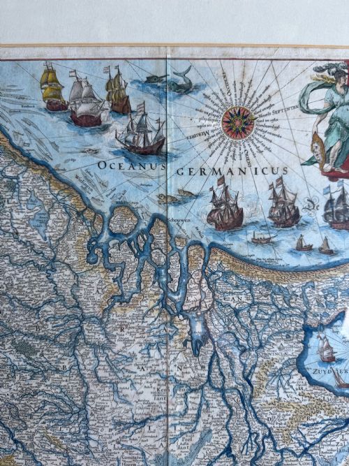 ANTIQUE MAP OF THE NETHERLANDS - ADDITIONAL PHOTO 7