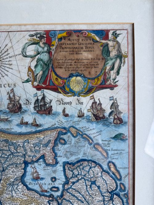ANTIQUE MAP OF THE NETHERLANDS - ADDITIONAL PHOTO 8
