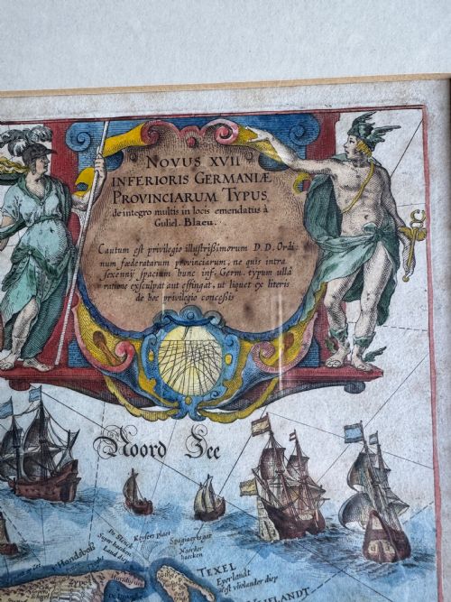 ANTIQUE MAP OF THE NETHERLANDS - ADDITIONAL PHOTO 9