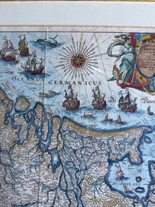 ANTIQUE MAP OF THE NETHERLANDS - ADDITIONAL PHOTO 11