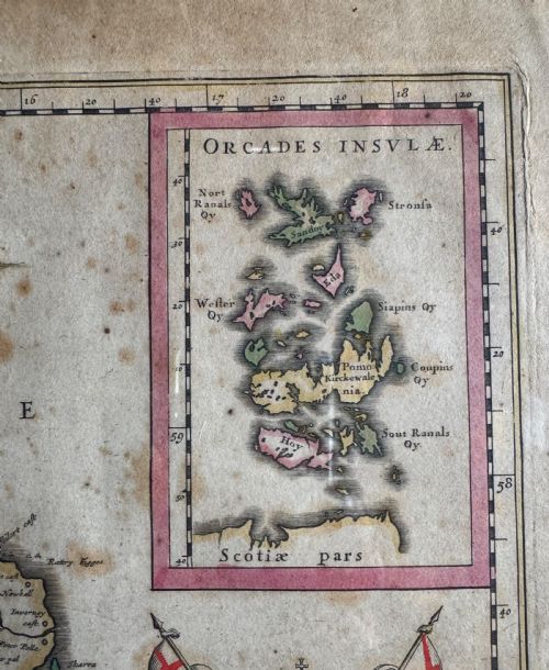 ANTIQUE MAP OF SCOTLAND - ADDITIONAL PHOTO 5