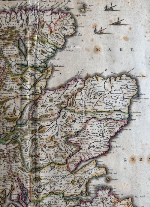 ANTIQUE MAP OF SCOTLAND - ADDITIONAL PHOTO 6