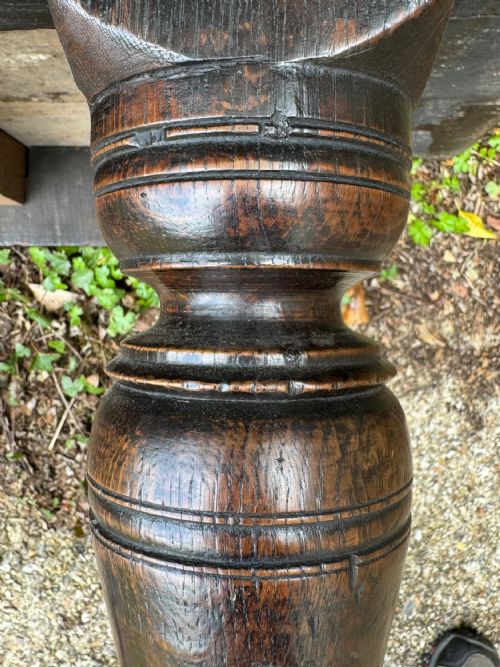 ANTIQUE REFECTORY TABLE - ADDITIONAL PHOTO 5