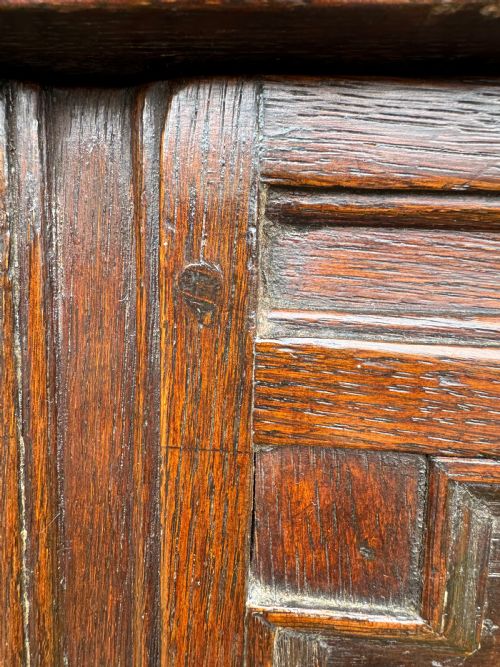 EARLY OAK SPICE CUPBOARD - ADDITIONAL PHOTO 7