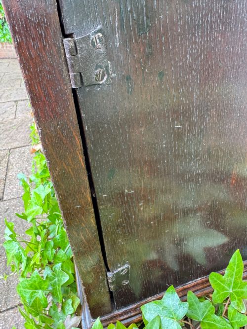 EARLY OAK SPICE CUPBOARD - ADDITIONAL PHOTO 14