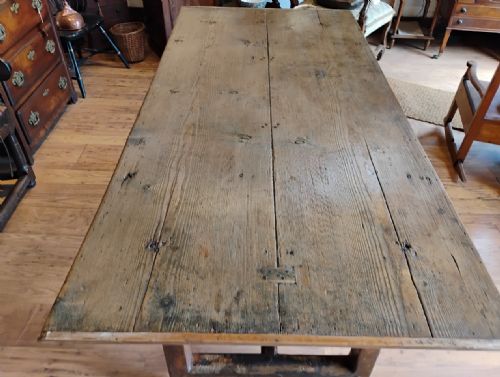 GEORGE III WELSH PINE FARMHOUSE TABLE C1790 - ADDITIONAL PHOTO 2
