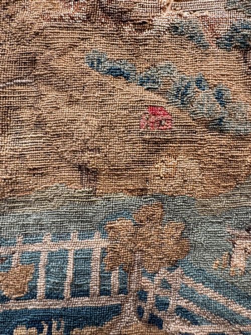 EARLY ANTIQUE TAPESTRY - ADDITIONAL PHOTO 7