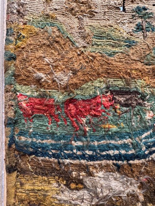 EARLY ANTIQUE TAPESTRY - ADDITIONAL PHOTO 12