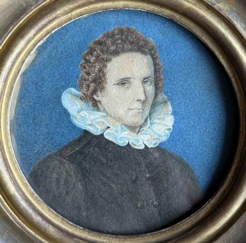 ANTIQUE PORTRAIT - ADDITIONAL PHOTO 4