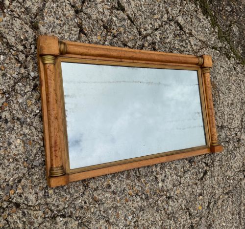 ANTIQUE OVERMANTLE MIRROR - ADDITIONAL PHOTO 2