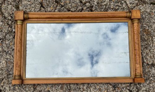ANTIQUE OVERMANTLE MIRROR - ADDITIONAL PHOTO 4